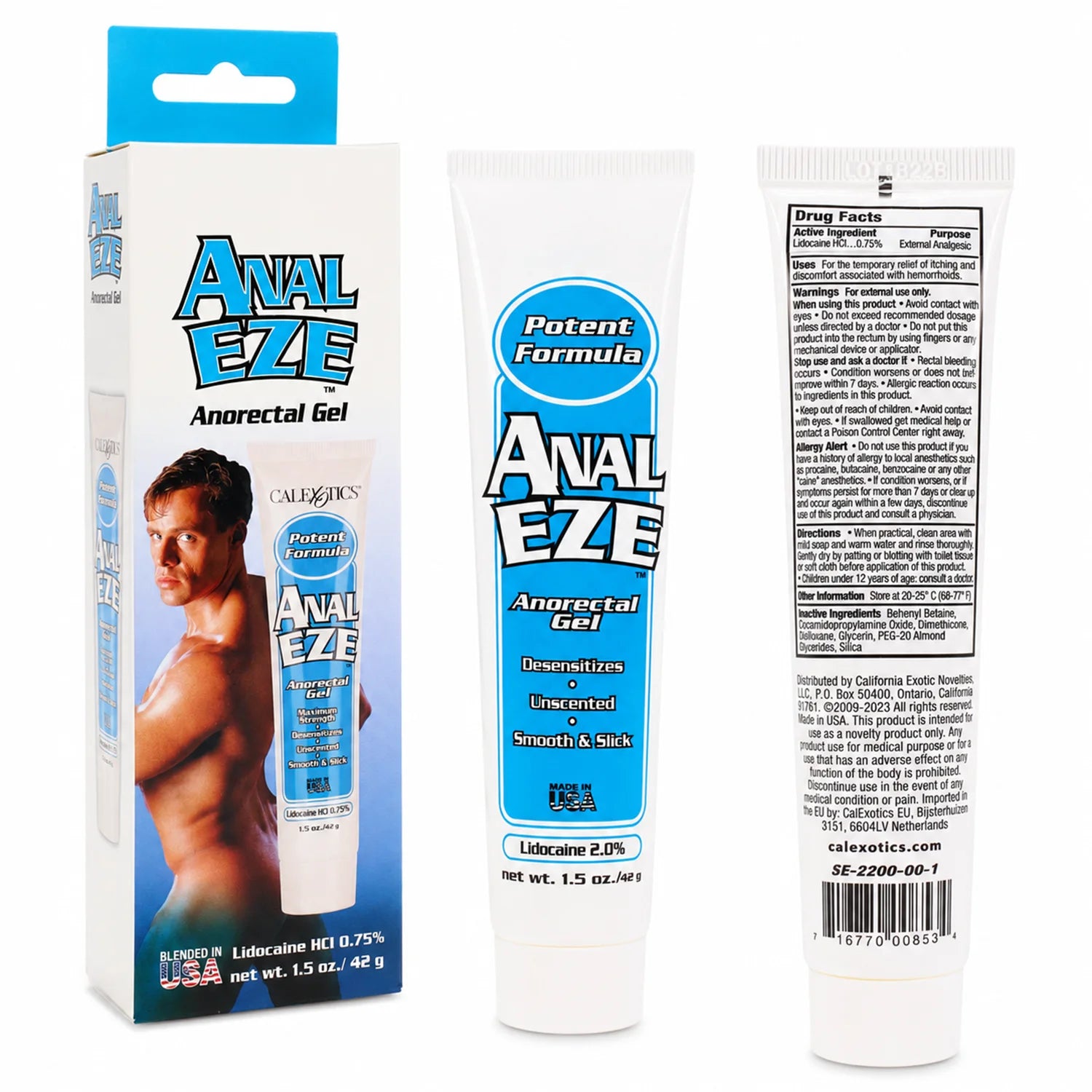 Anal Eze Anorectal Desensitizing Gel – 1.5 oz Tube