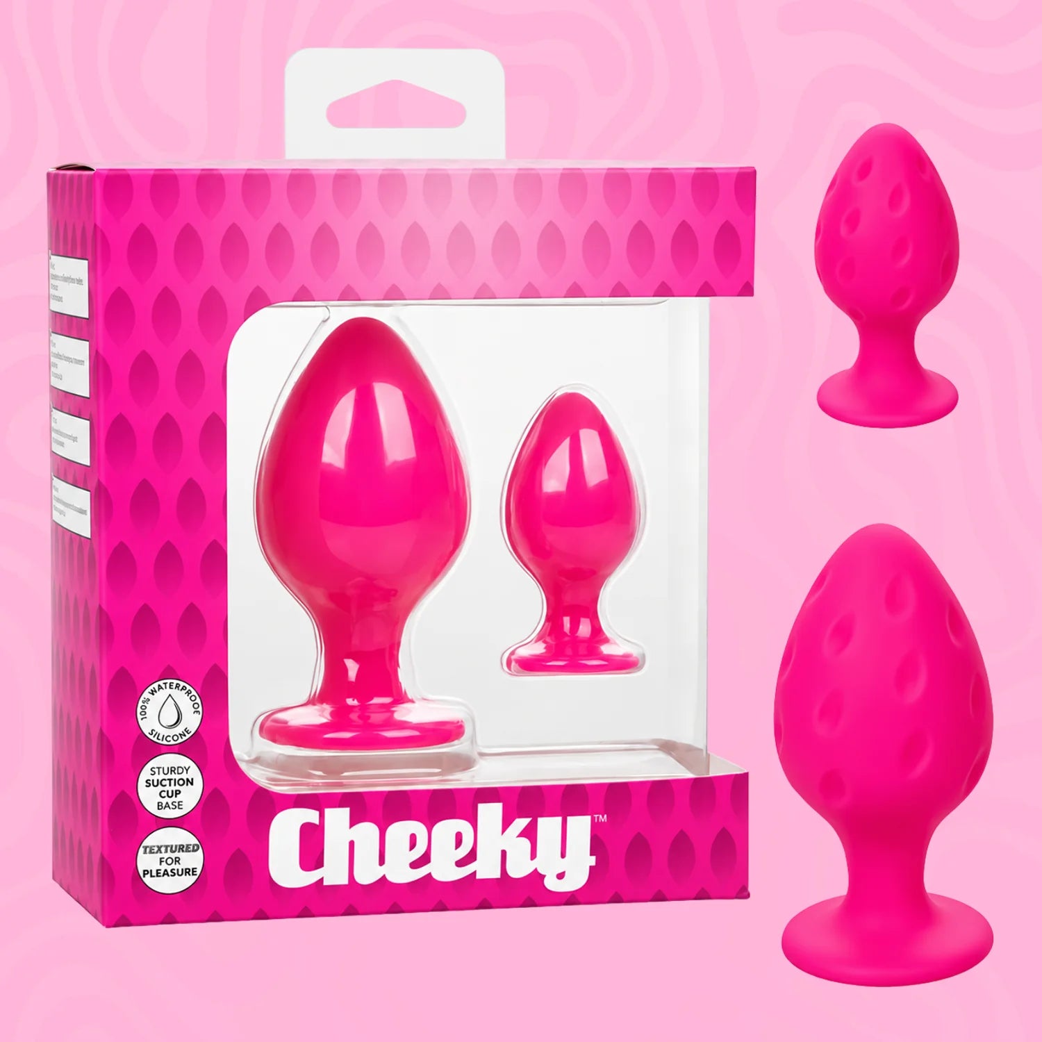 Cheeky 2-Piece Silicone Plug Set
