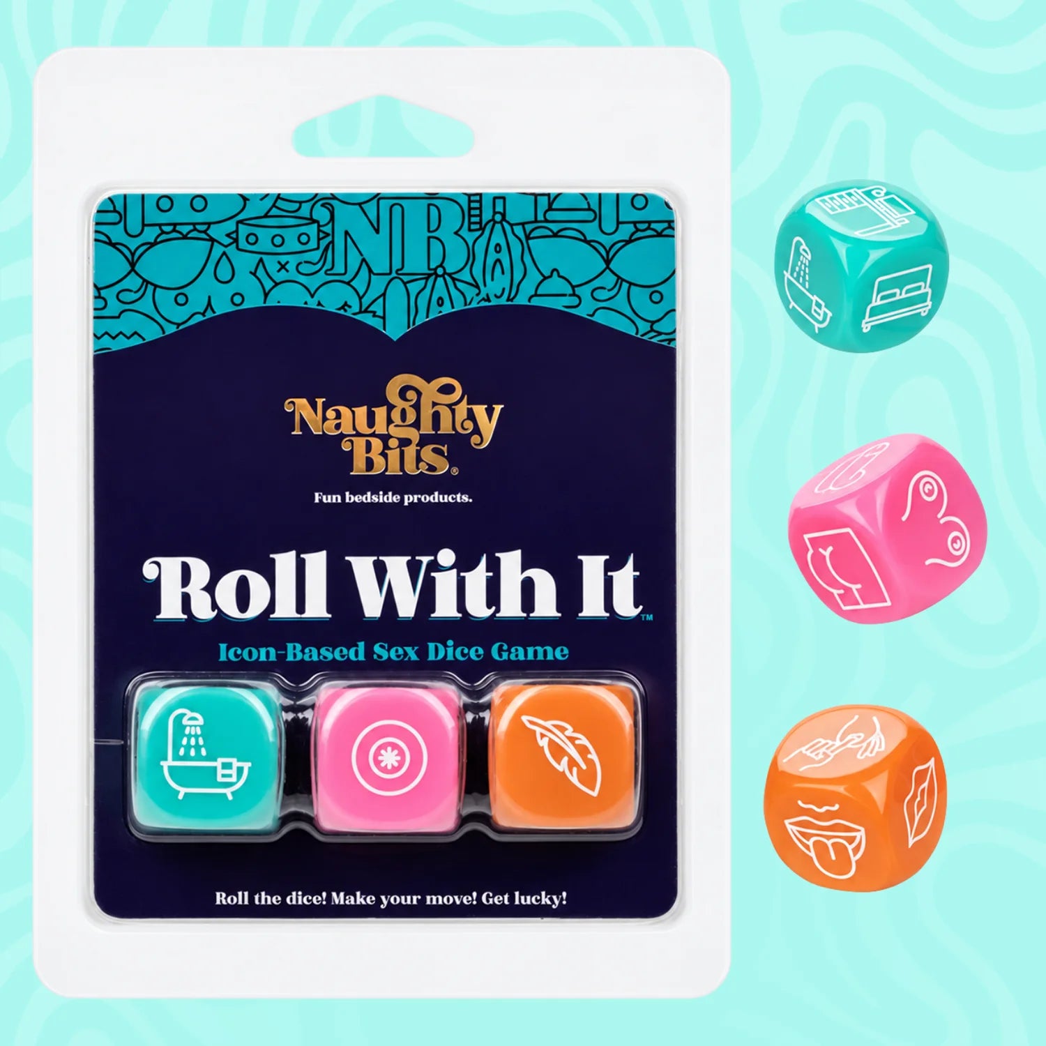 Naughty Bits Roll With It Sex Dice Game