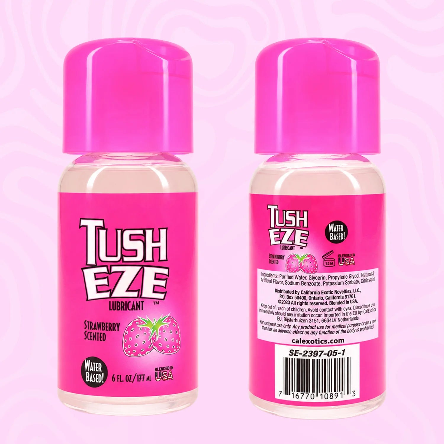 Tush Eze Strawberry Water Based Personal Lubricant – 6 fl oz