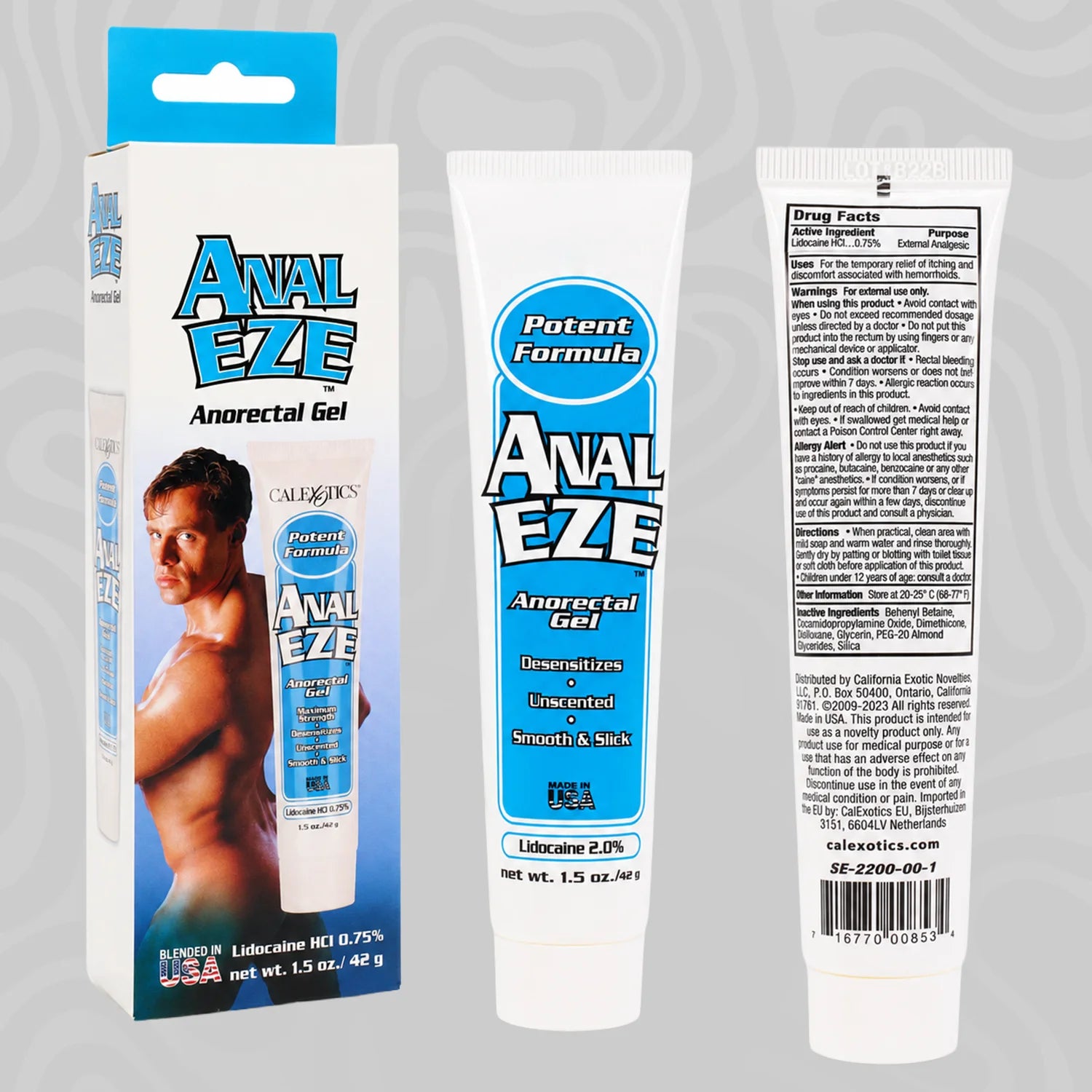 Anal Eze Anorectal Desensitizing Gel – 1.5 oz Tube