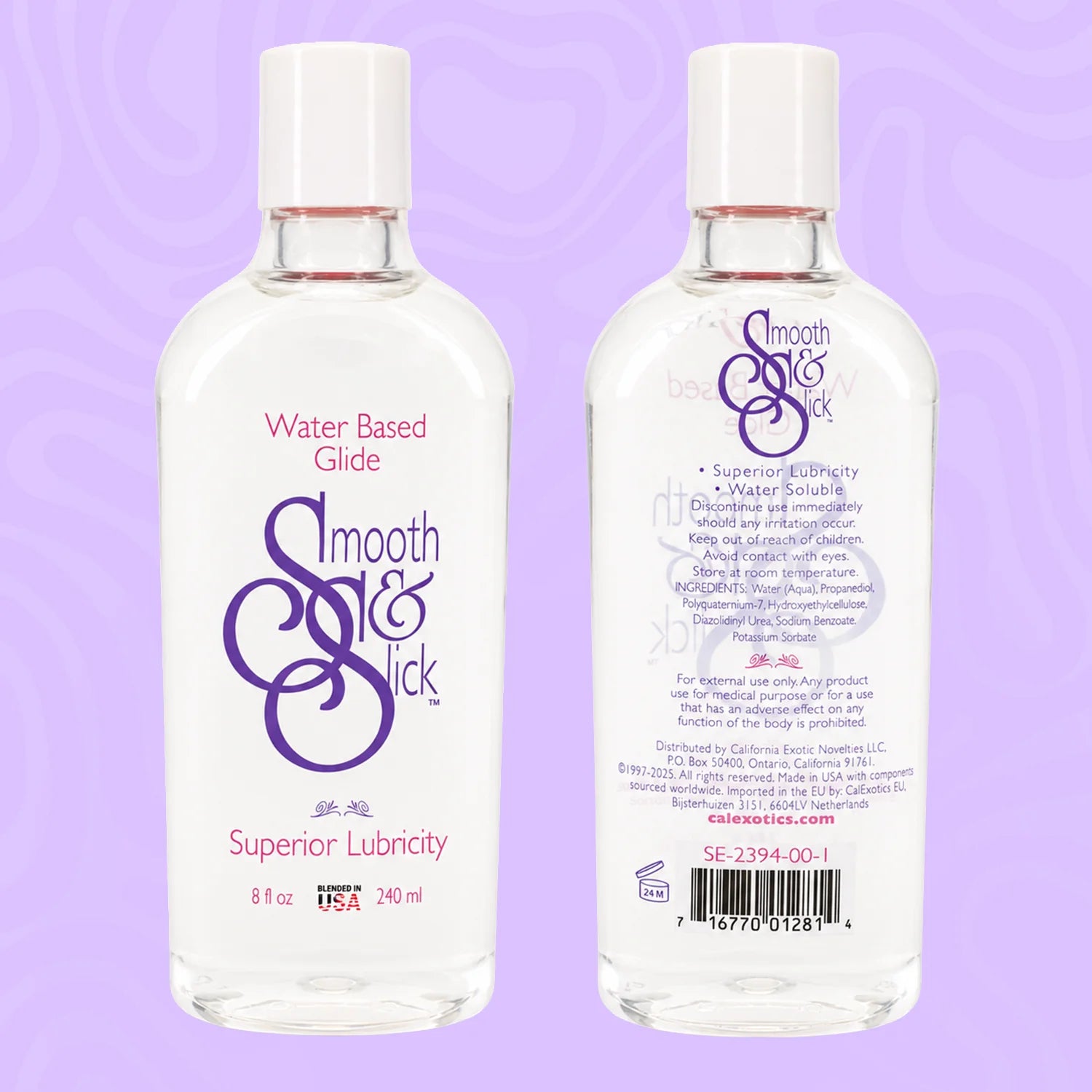 Smooth & Slick Water-Based Lubricant  for Long-Lasting Glide – 8 fl oz