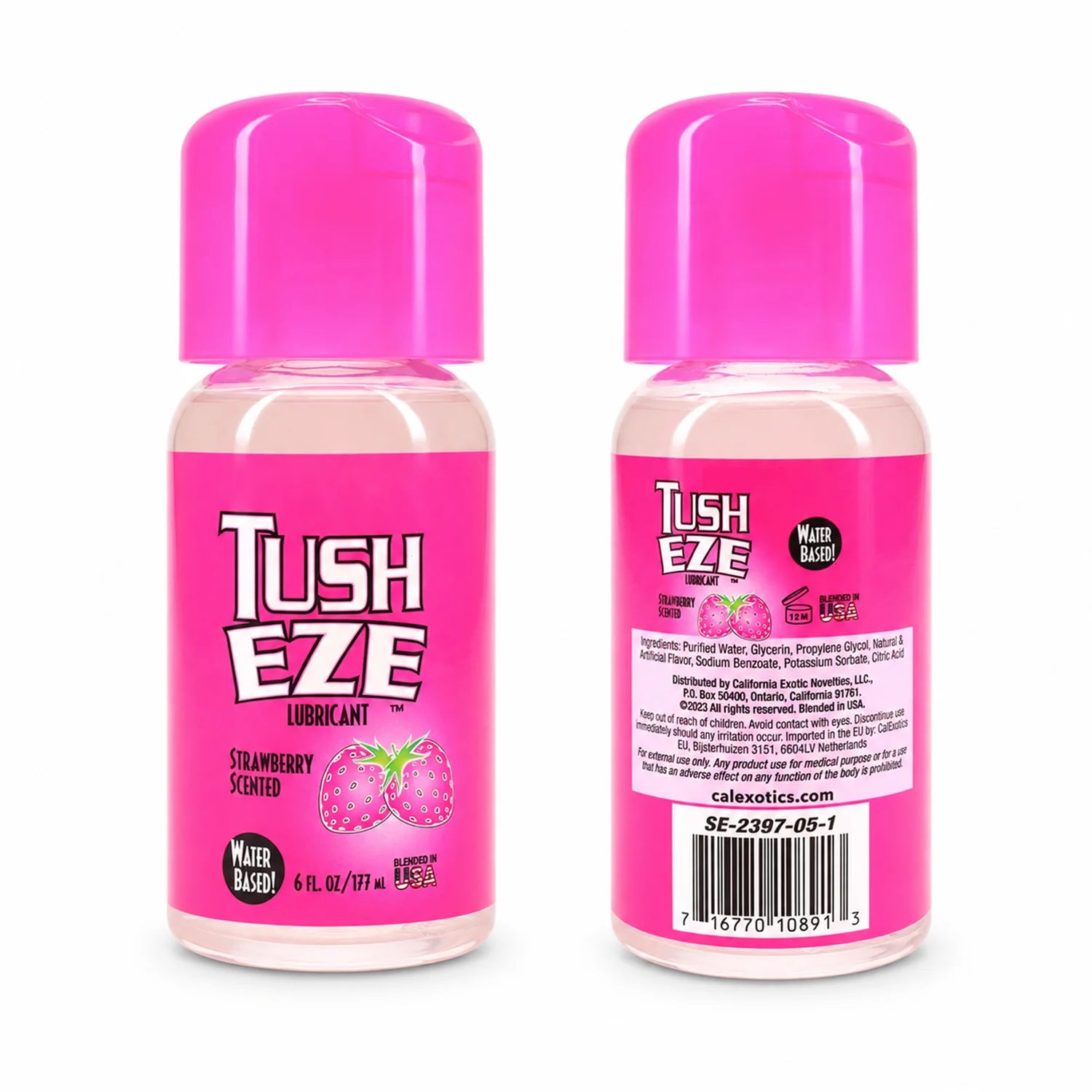 Tush Eze Strawberry Water Based Personal Lubricant – 6 fl oz