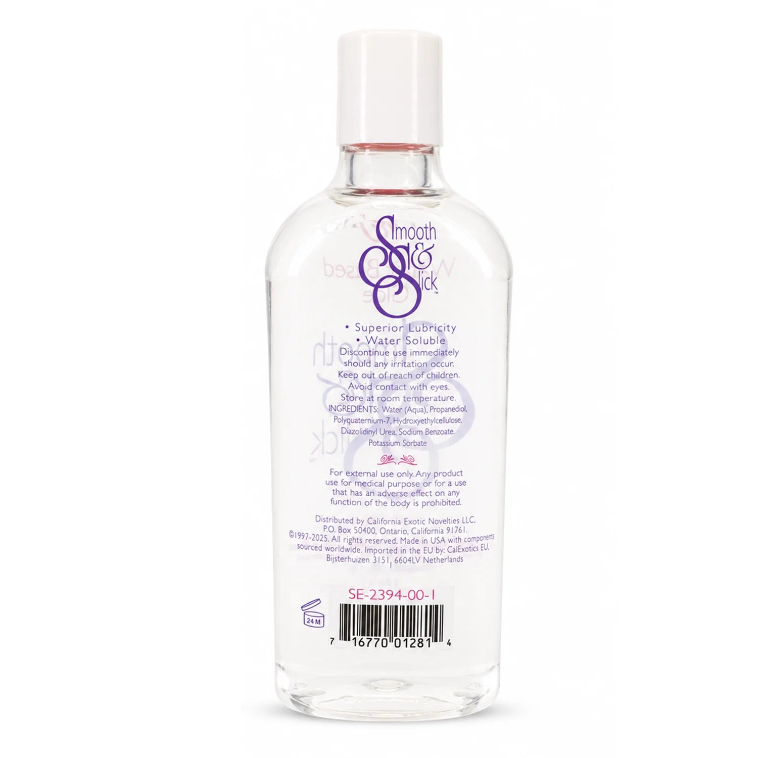 Smooth & Slick Water-Based Lubricant  for Long-Lasting Glide – 8 fl oz