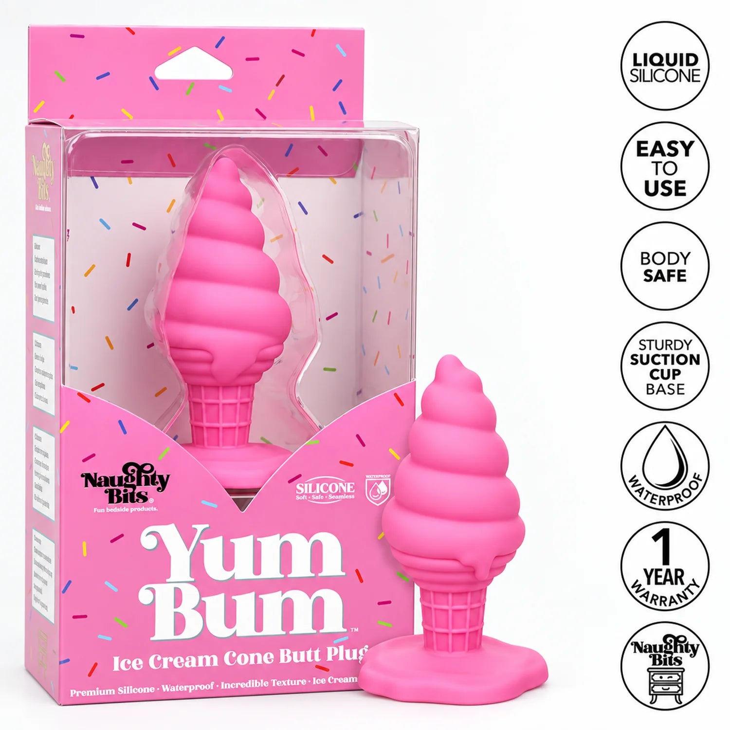 Naughty Bits Yum Bum Silicone Butt Plug