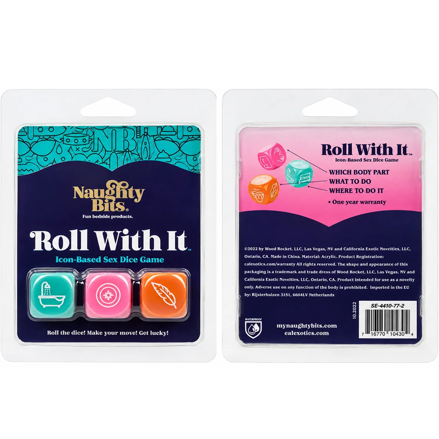 Naughty Bits Roll With It Sex Dice Game