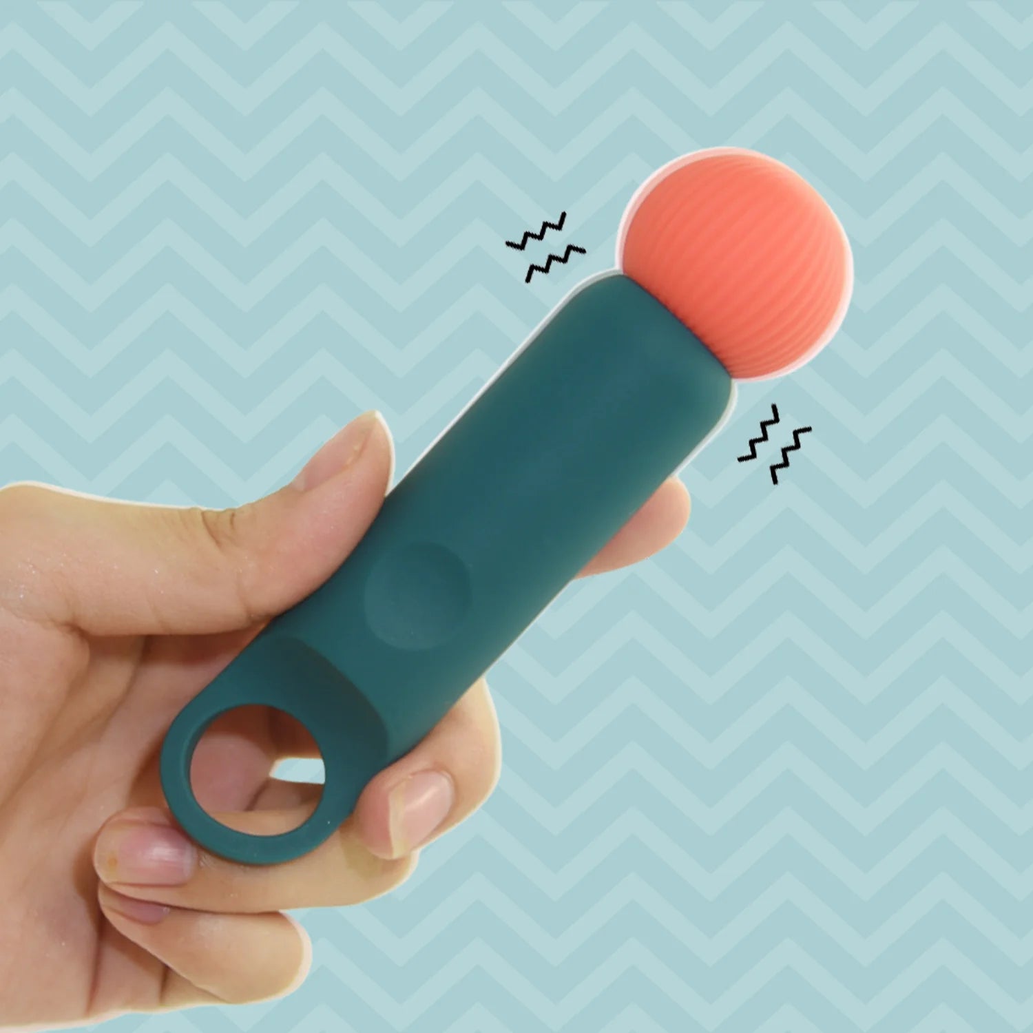 Mini Wand Personal Massager with Soft Silicone Head