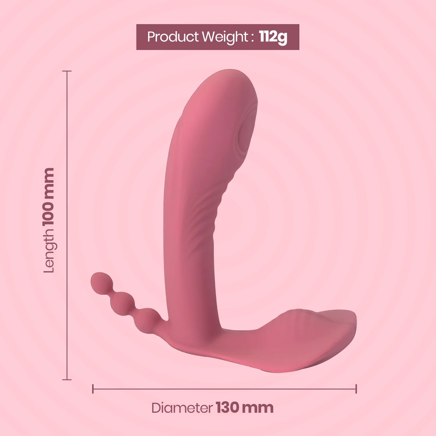Remote Control Wearable Vibrator – Wireless Hands-Free Panty Vibrator