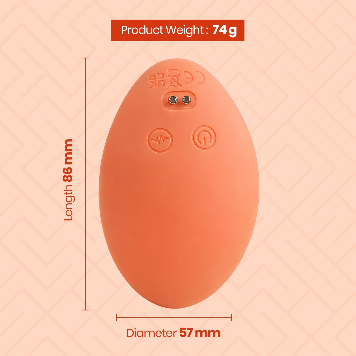 Palm Whisper Remote Massager – Wireless Silicone Personal Massager with Remote Control