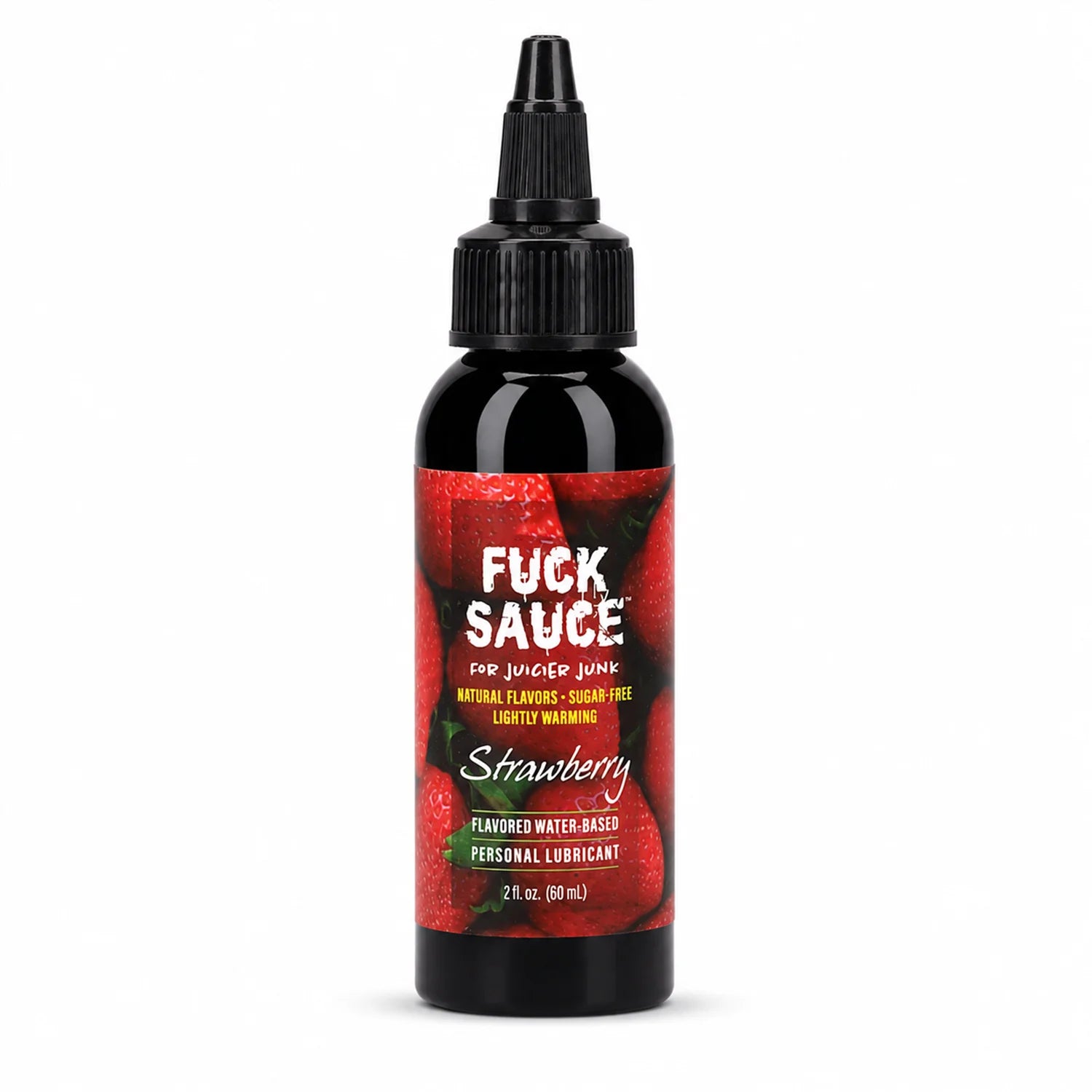 Fuck Sauce Strawberry Flavored Water-Based Lubricant – 2 fl oz