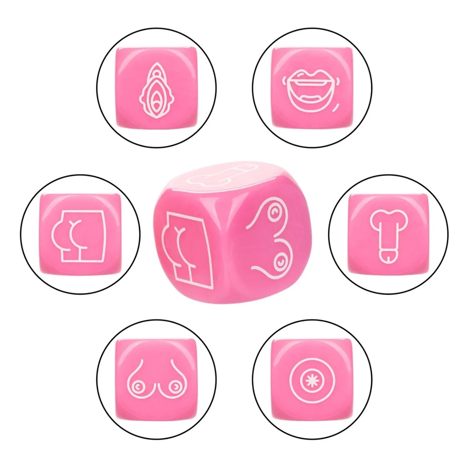 Naughty Bits Roll With It Sex Dice Game