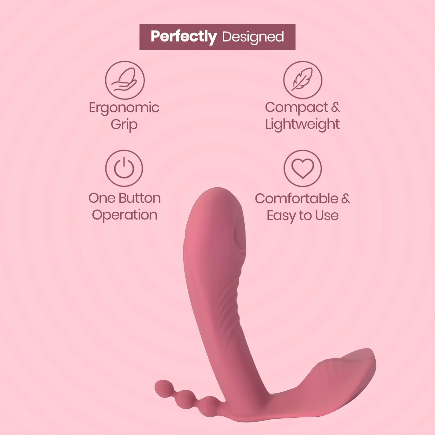Remote Control Wearable Vibrator – Wireless Hands-Free Panty Vibrator