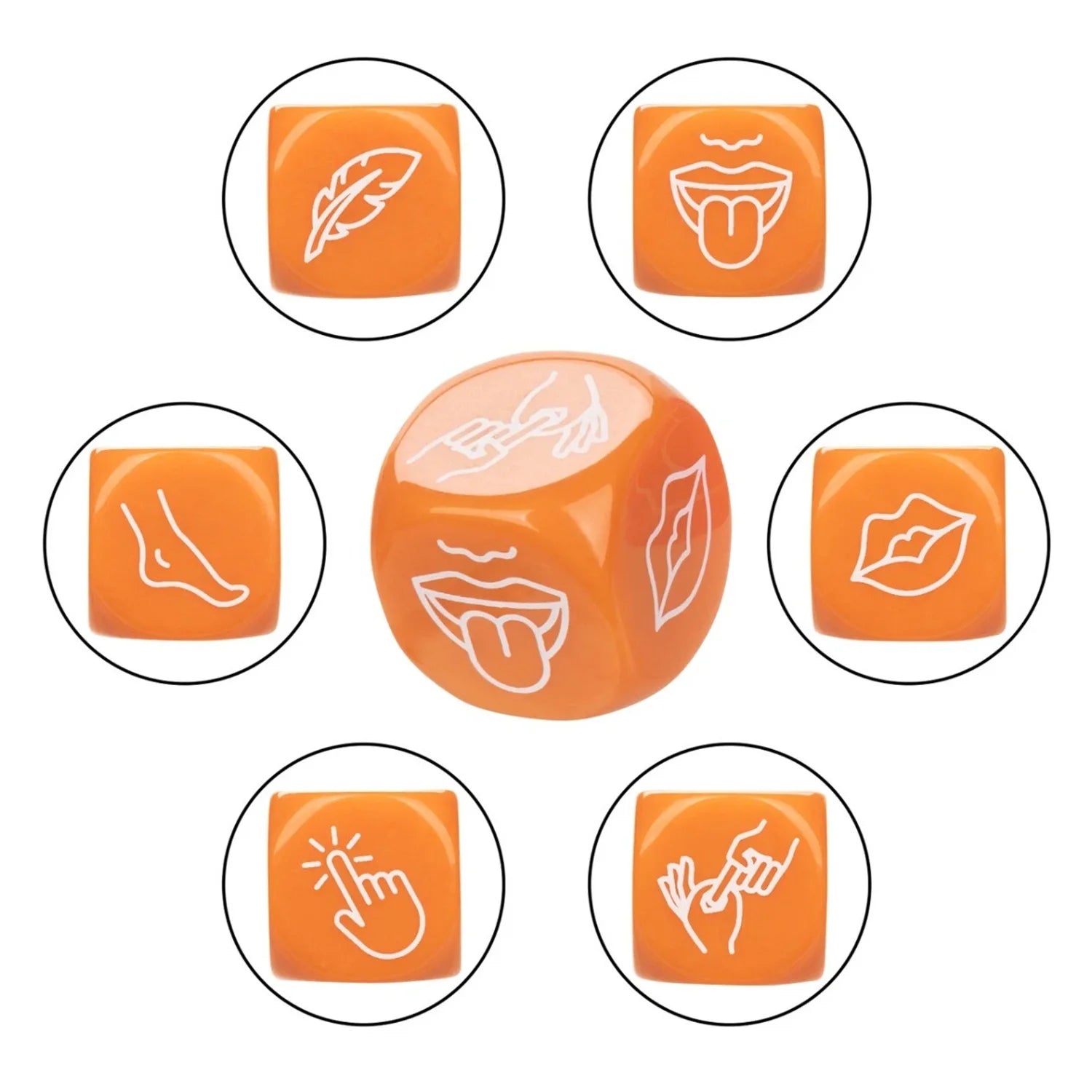 Naughty Bits Roll With It Sex Dice Game