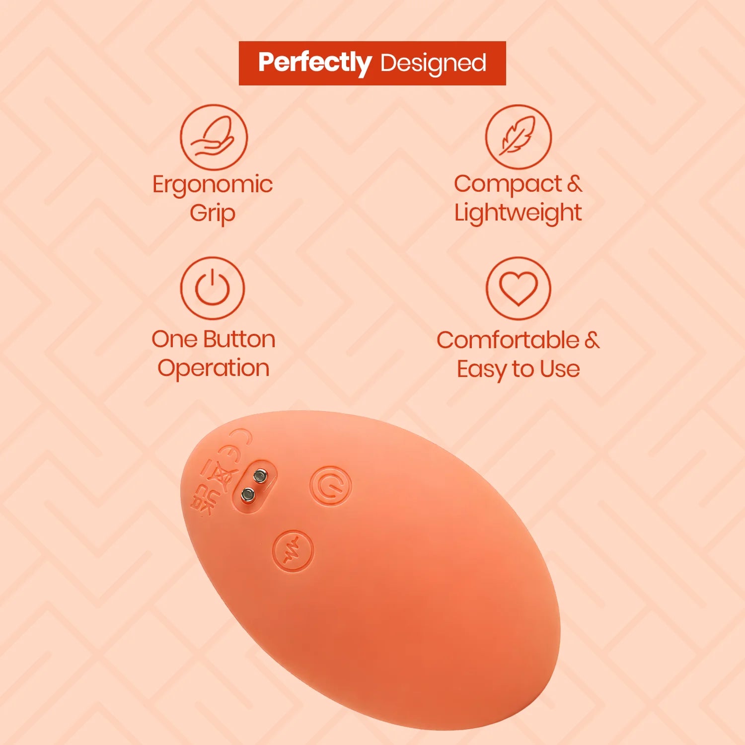 Palm Whisper Remote Massager – Wireless Silicone Personal Massager with Remote Control