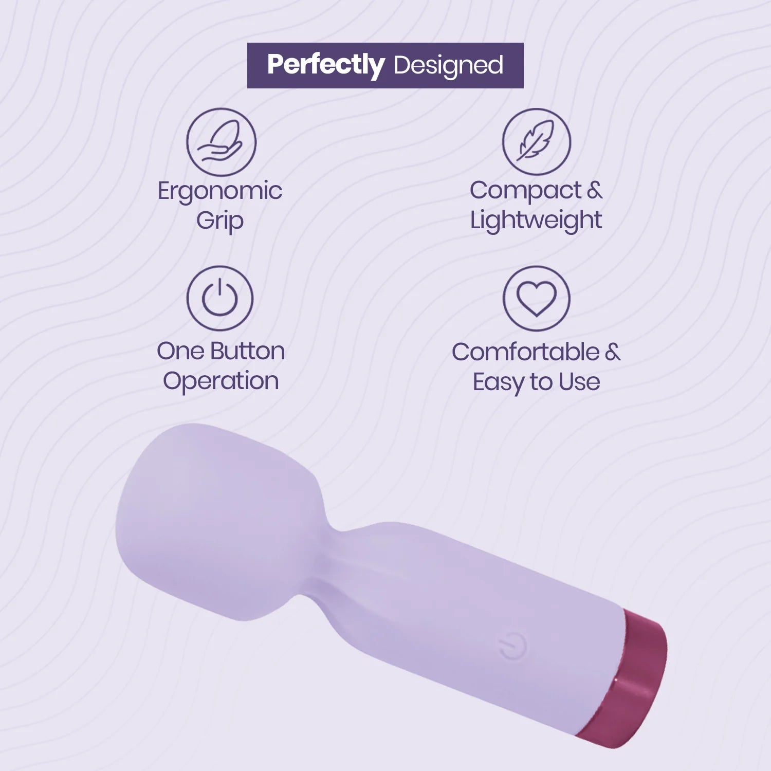 AV Wand Vibrator with 10 Vibration Modes