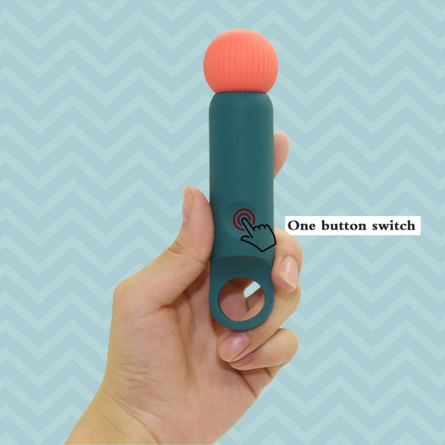 Mini Wand Personal Massager with Soft Silicone Head