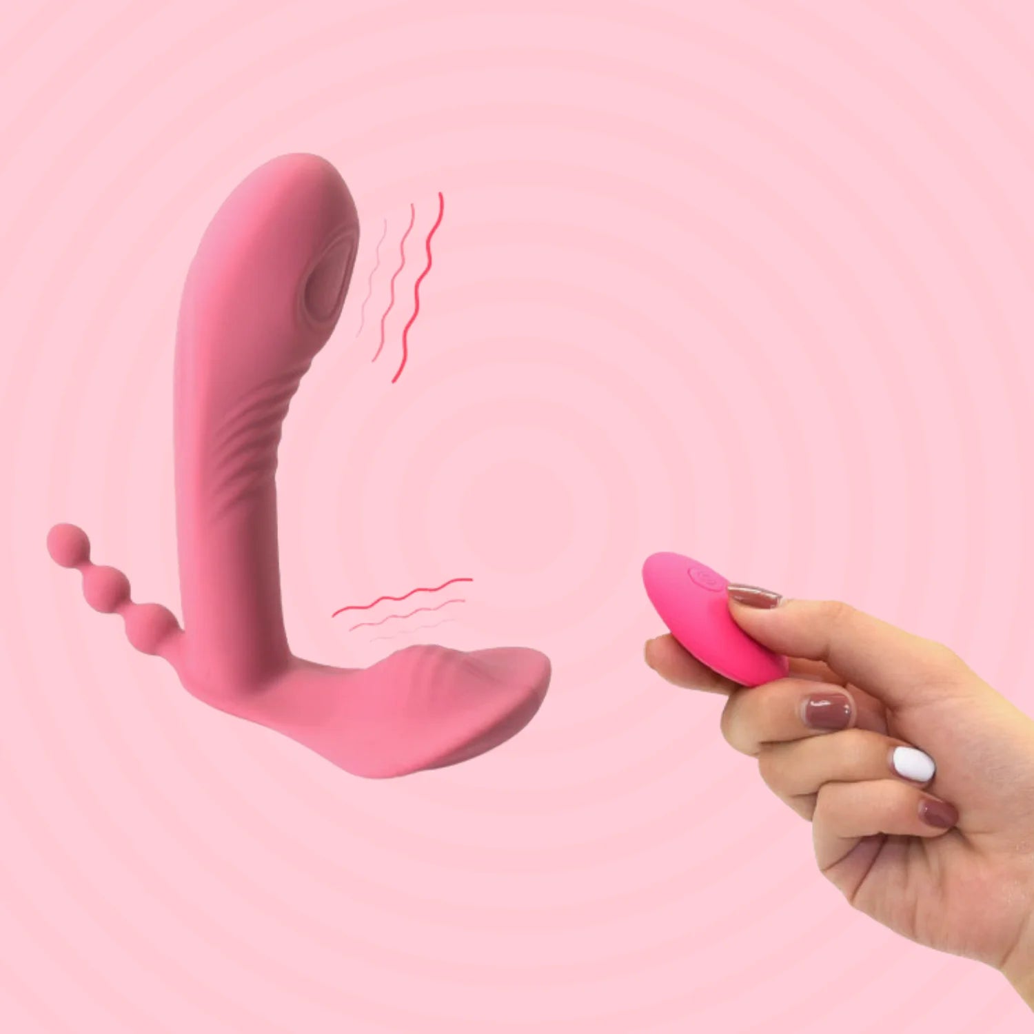 Remote Control Wearable Vibrator – Wireless Hands-Free Panty Vibrator
