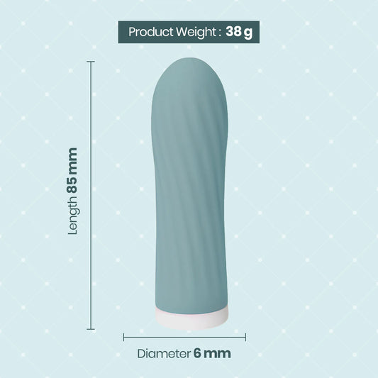 Mini bullet vibrator in body-safe silicone – photo 4 of 5