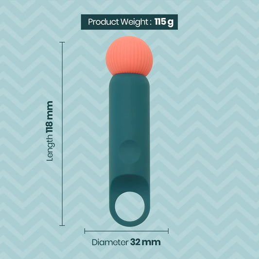 Mini wand massager with soft silicone head – photo 4 of 5