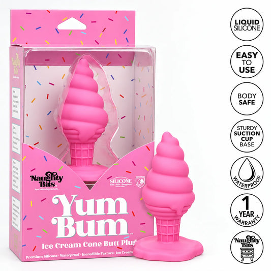 Naughty Bits Yum Bum ice cream shaped silicone butt plug – photo 3 of 5