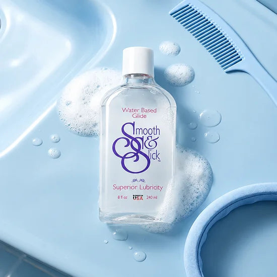 Smooth & Slick Water-Based Lubricant  for Long-Lasting Glide – 8 fl oz