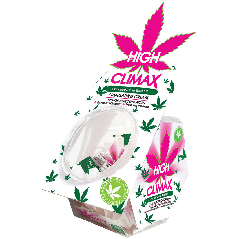 High Climax Stimulating Gel Foil Display of 50