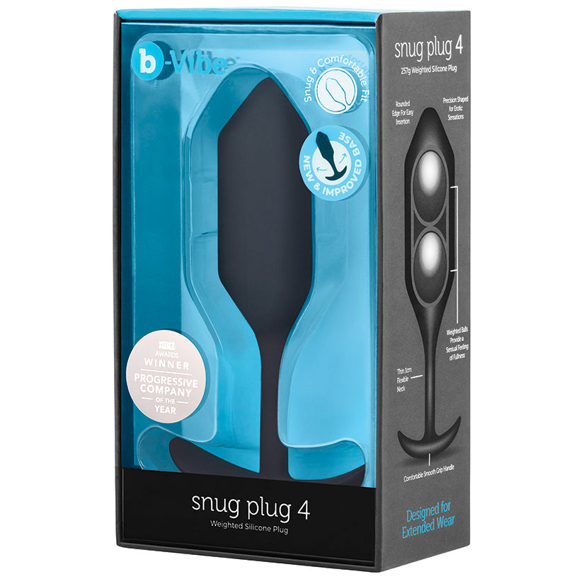 B-VIBE Snug Plug 4-Black