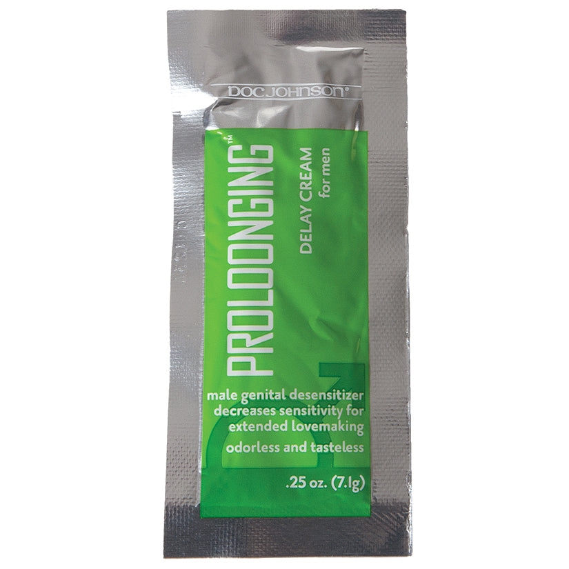 Proloonging Delay Cream Foil .25oz Bag of 48