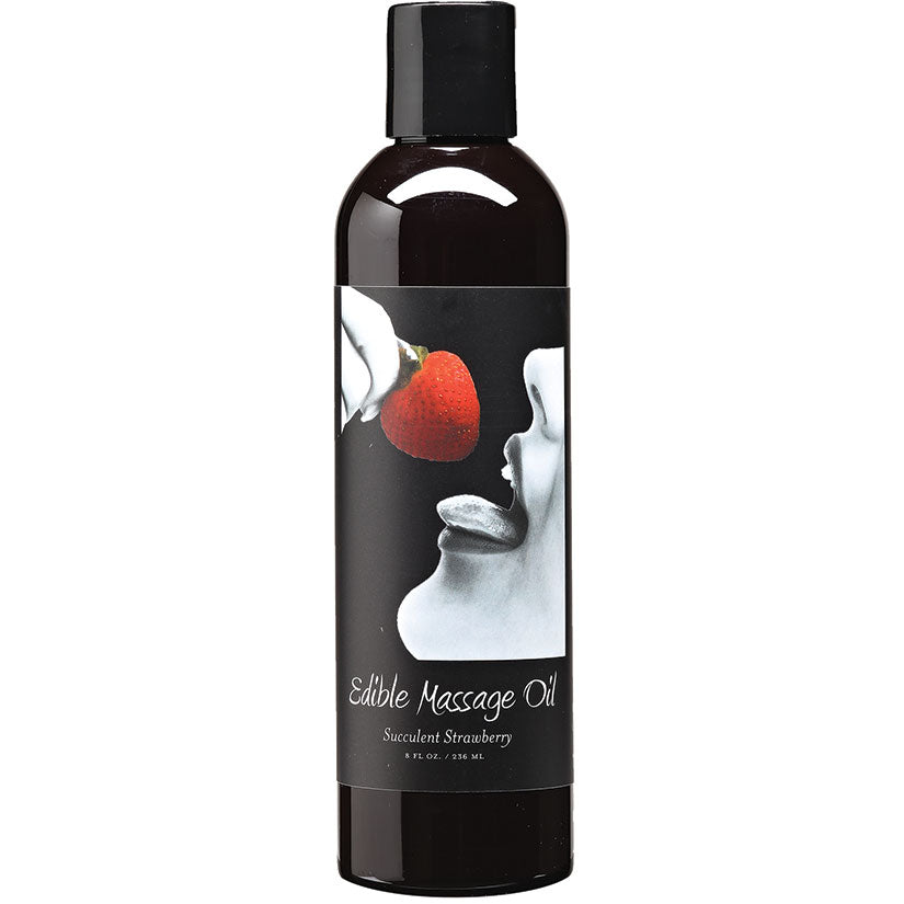 Strawberry Edible Massage Oil 8 Oz
