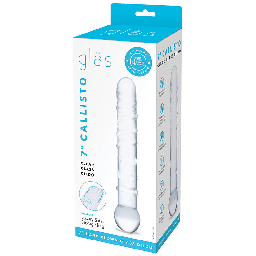 Glas Callisto Clear Glass Dildo