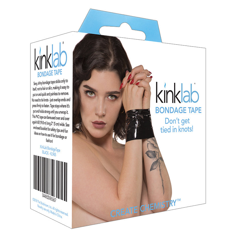 Kinklab Unisex Bondage Tape-Black