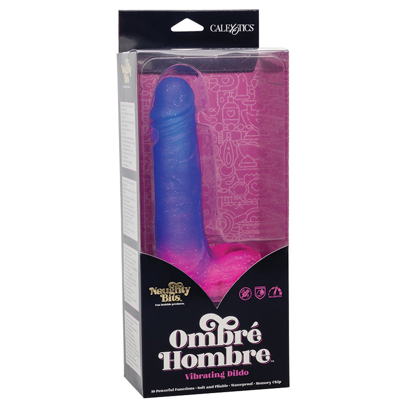 Naughty Bits Ombre Hombre Vibrating Dildo