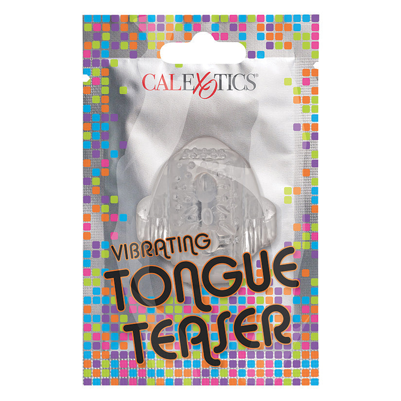 Vibrating Tongue Teaser Foil Prepack of 24-Clear