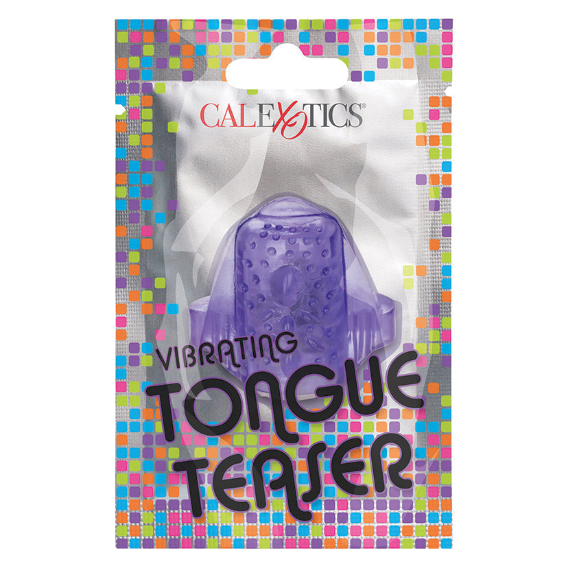 Vibrating Tongue Teaser Foil Prepack of 24-Purple