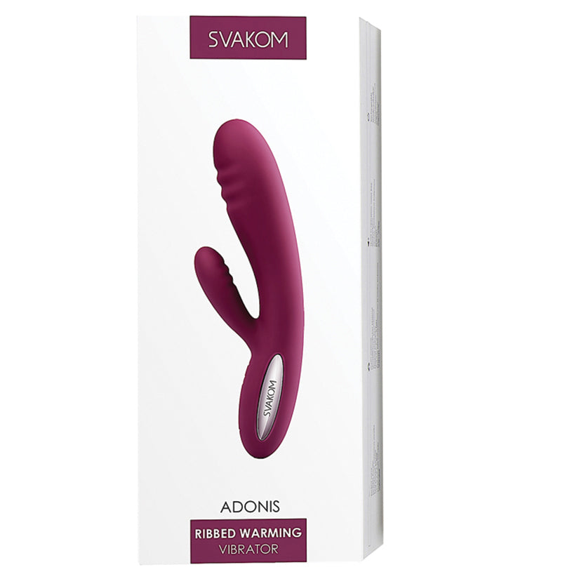 Svakom Adonis Warming Vibrator-Violet 7.8